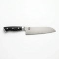 Kaminari 7-inch Japanese santoku knife full product view