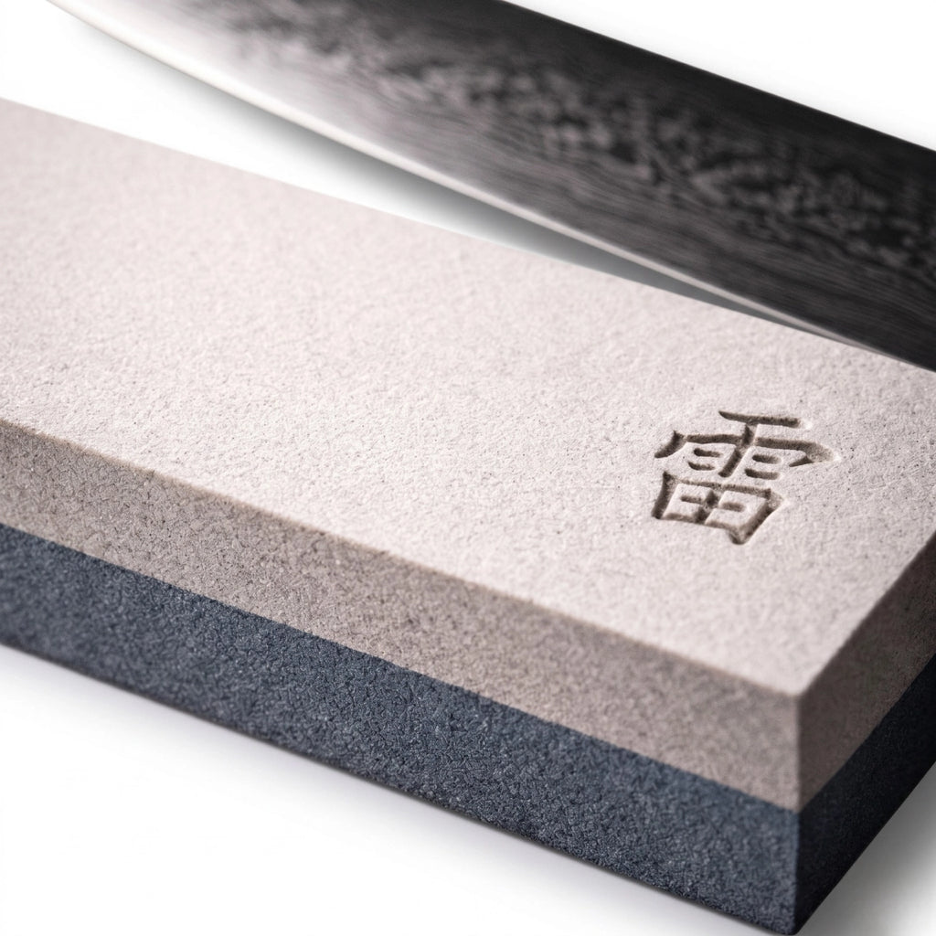 Kaminari whetstone 1000 grit coarse sharpening surface close-up